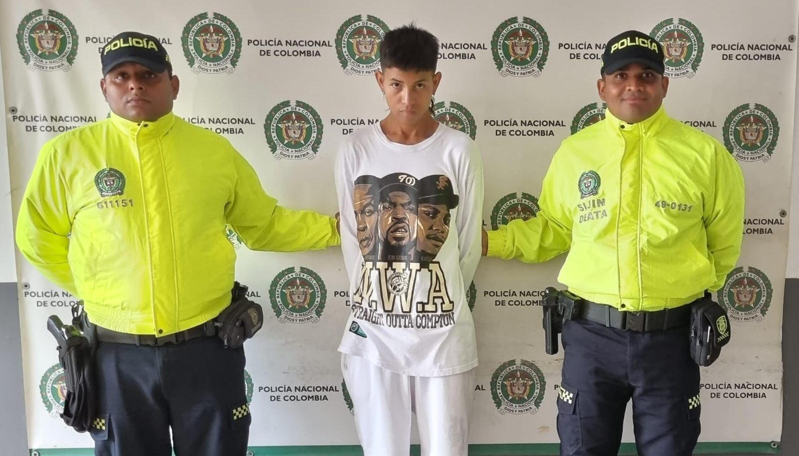Osvaldo Rafael Hernández Manotas, alias 'Chuky' capturado.