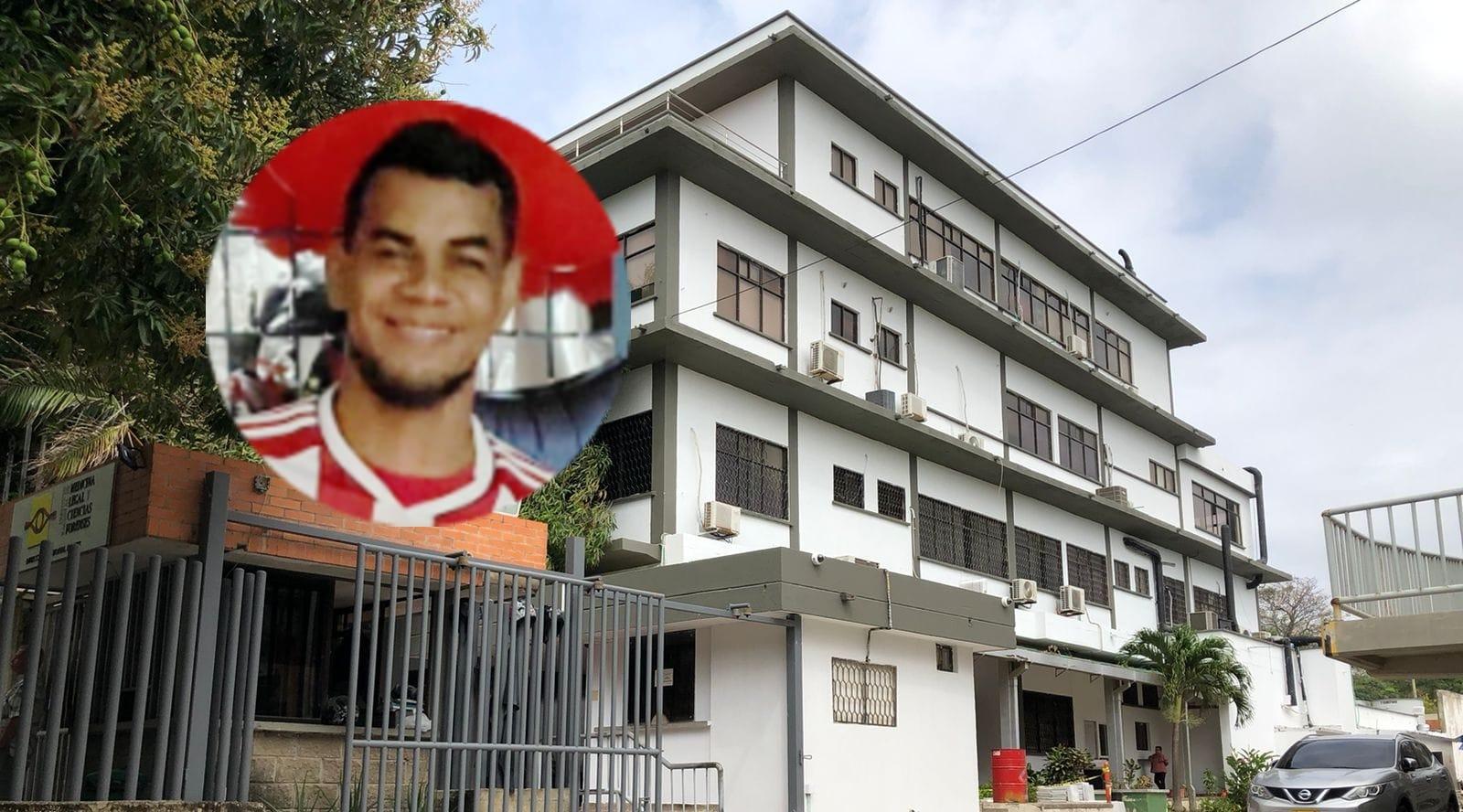 El cuerpo de Oswaldo Pineda fue llevado a Medicina Legal. 