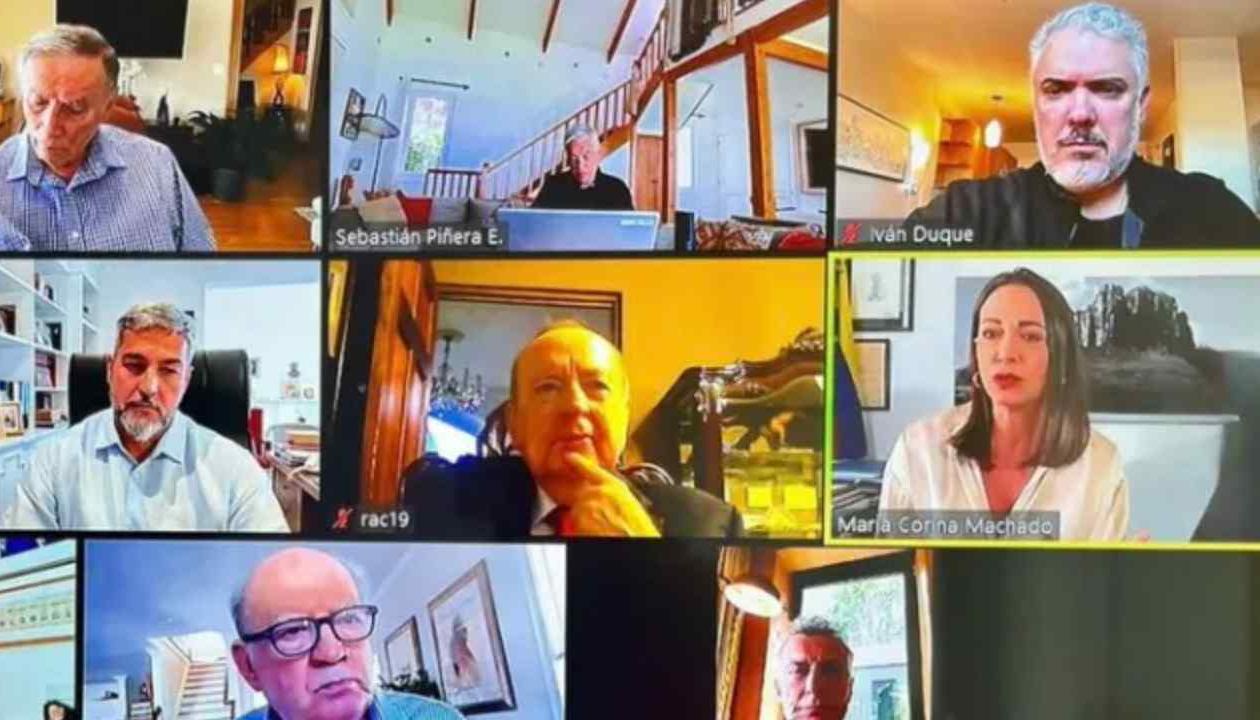 En el foro virtual también estuvo el expresidente de Colombia, Iván Duque.