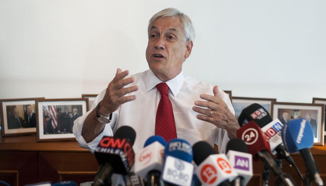 El expresidente chileno Sebastián Piñera.