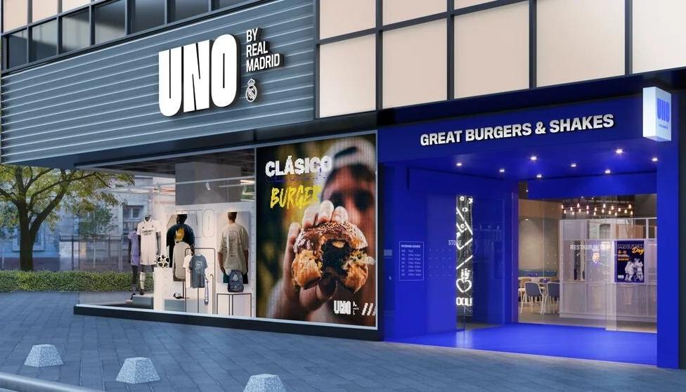 Restaurante 'UNO by Real Madrid' en México.