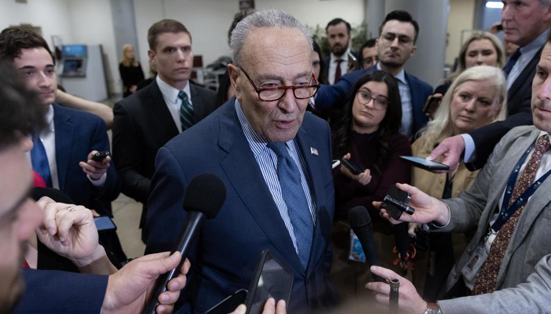 El líder de la mayoría demócrata del Senado, Chuck Schumer.