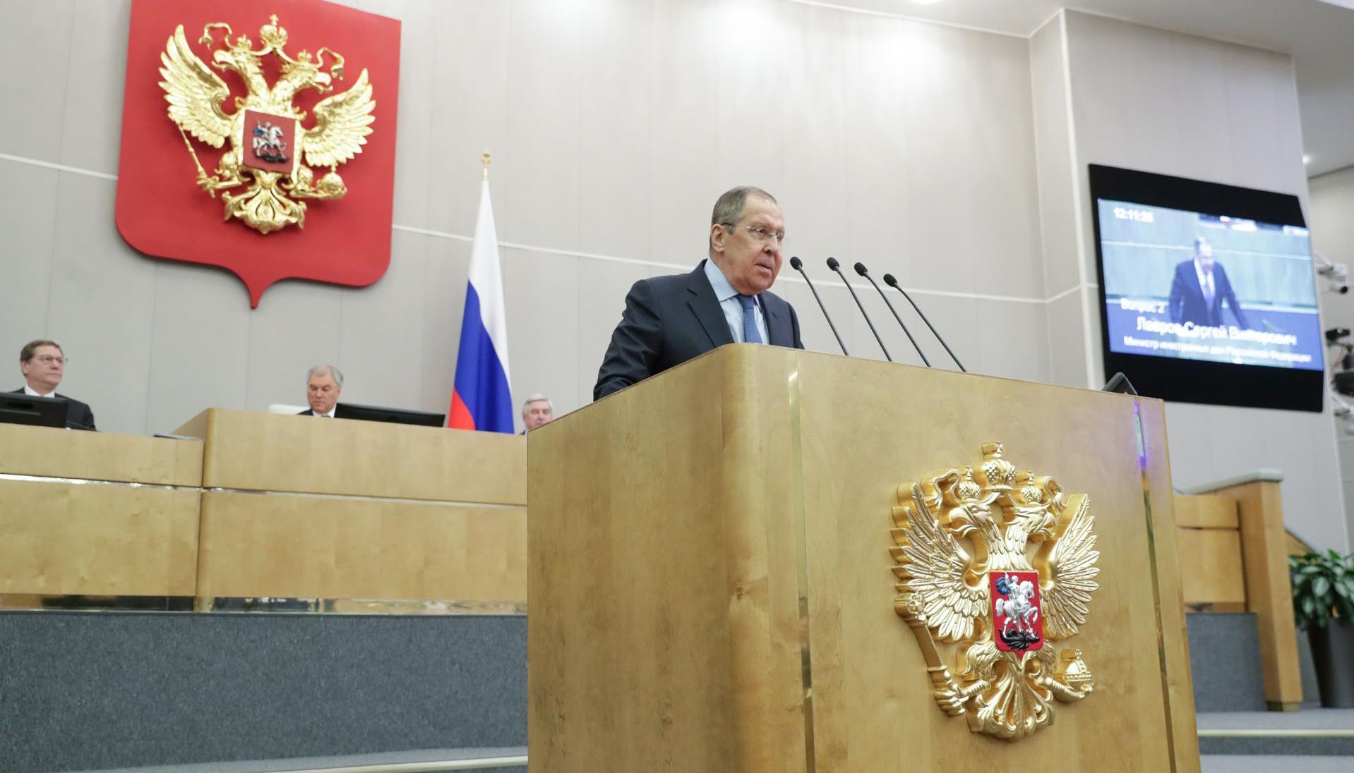 Serguéi Lavrov, ministro ruso de relaciones exteriores.