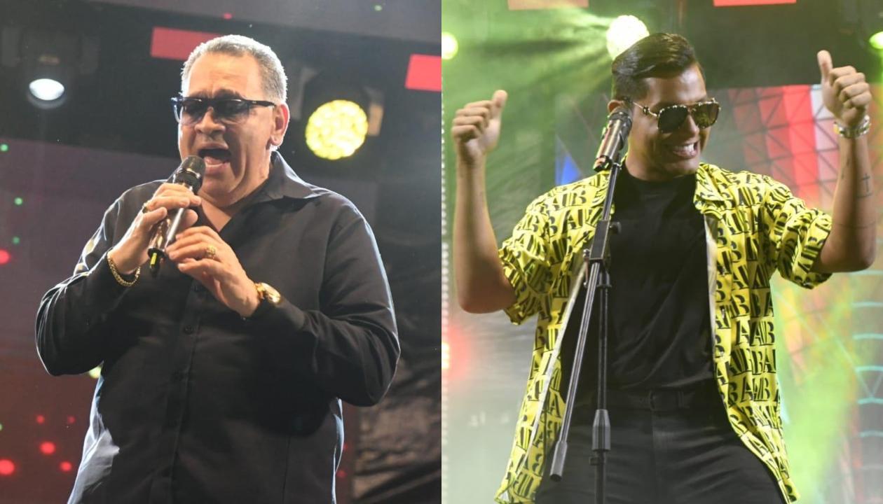 Tito Nieves y Juanda Caribe.