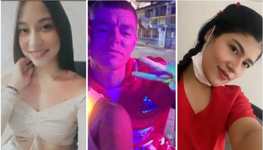Los rostros de las tres personas asesinadas. 