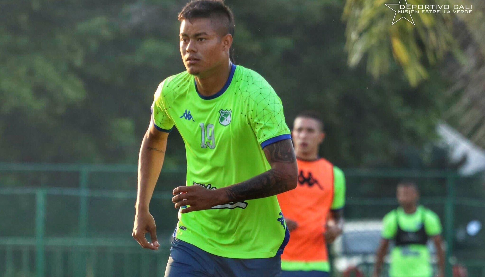 Luis Sandoval, delantero del Deportivo Cali. 