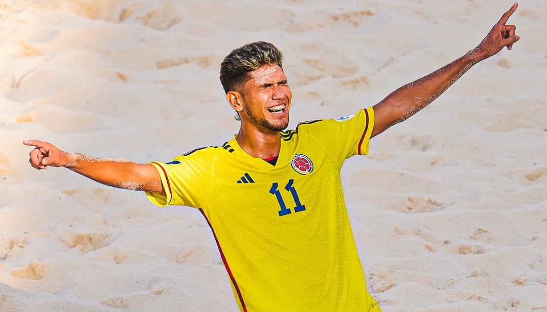  El atlanticense Esléider Ávila, autor del primer gol de Colombia ante Japón. 