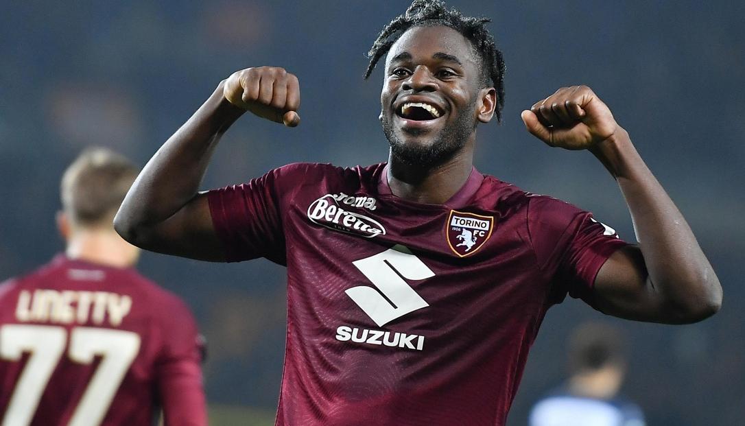 Duván Zapata completó ocho goles con el Torino en la Serie A esta temporada.