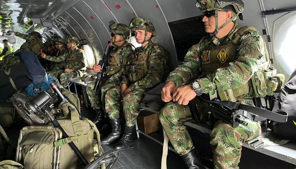 Las fuerzas militares desplegaron más de 200 soldados adicionales al sur de Bolívar