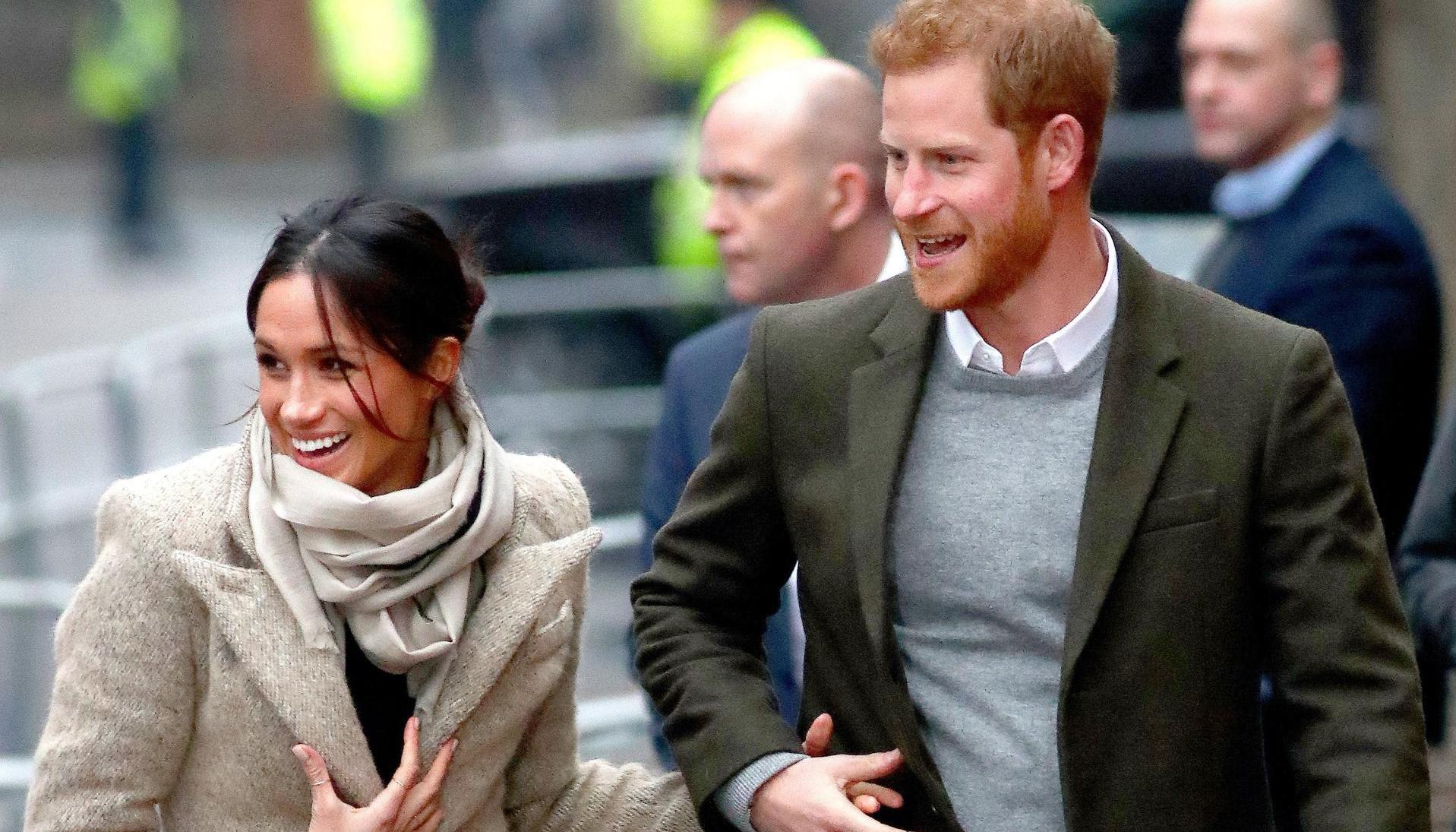  Imagen de archivo del príncipe Enrique de Inglaterra y su esposa, Megan Markle