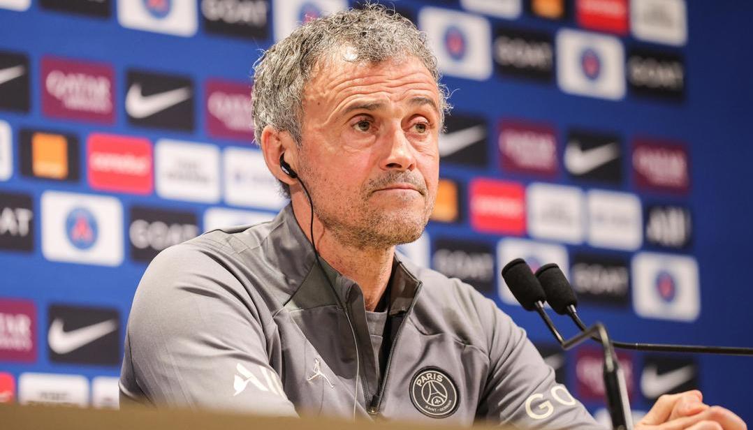 Luis Enrique, entrenador del París Saint Germain.