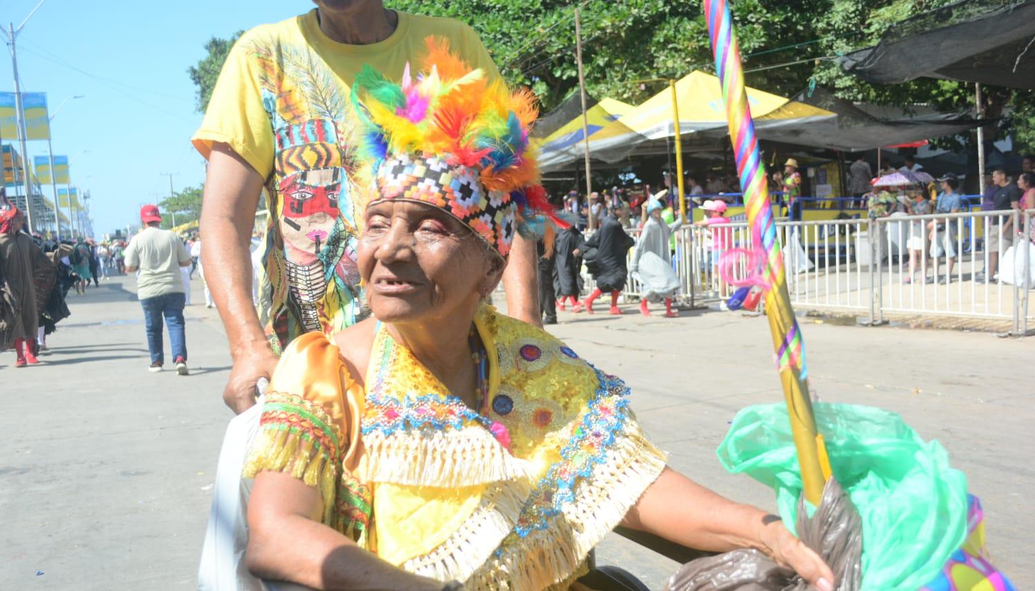 María Gómez Serrano, directora Danza de Indios e Indias de Trenzas Chimilas.