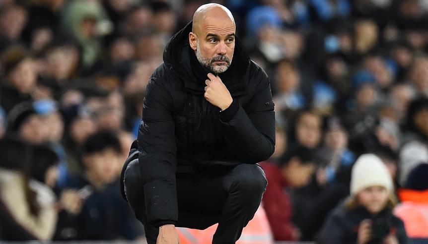 Pep Guardiola, entrenador del Manchester City. 
