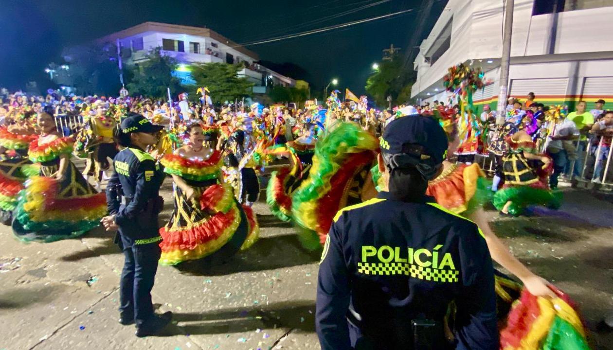 La Policía Metropolitana desplegó un operativo especial en la noche de Guacherna