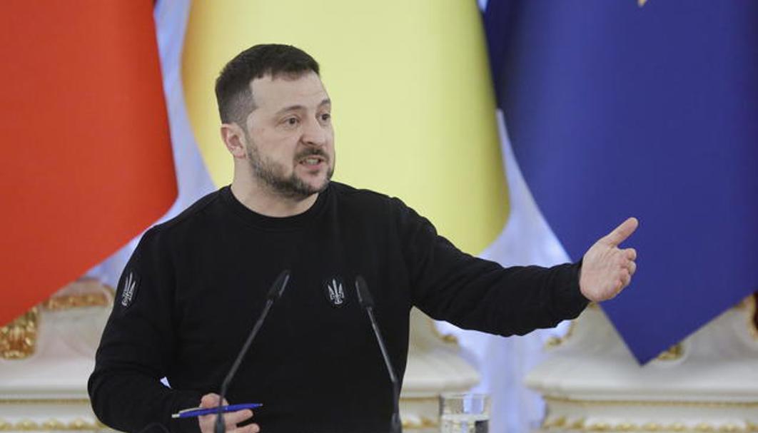 Volodímir Zelenski, presidente de Ucrania. 