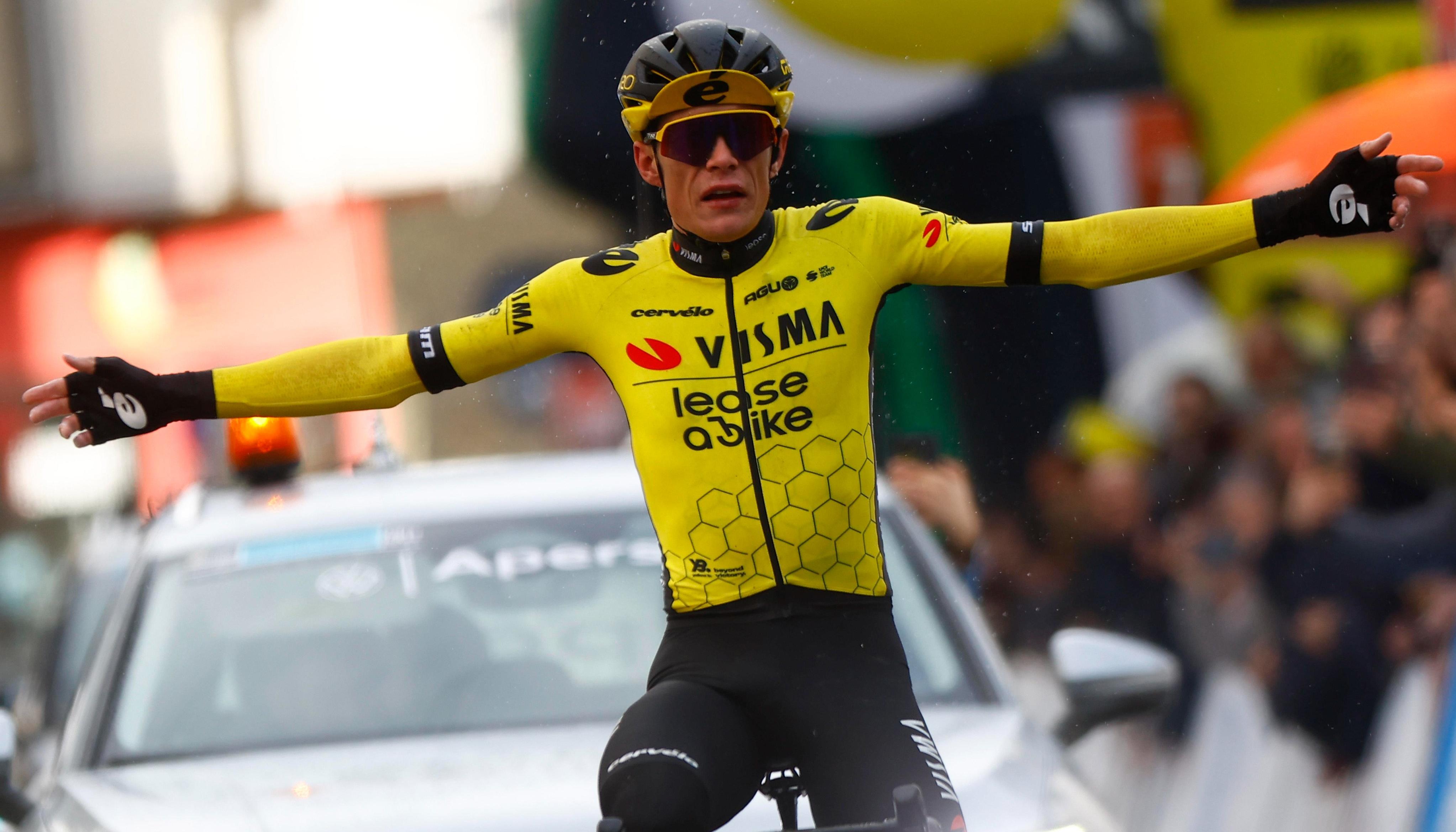 Jonas Vingegaard, líder del Jumbo Visma.