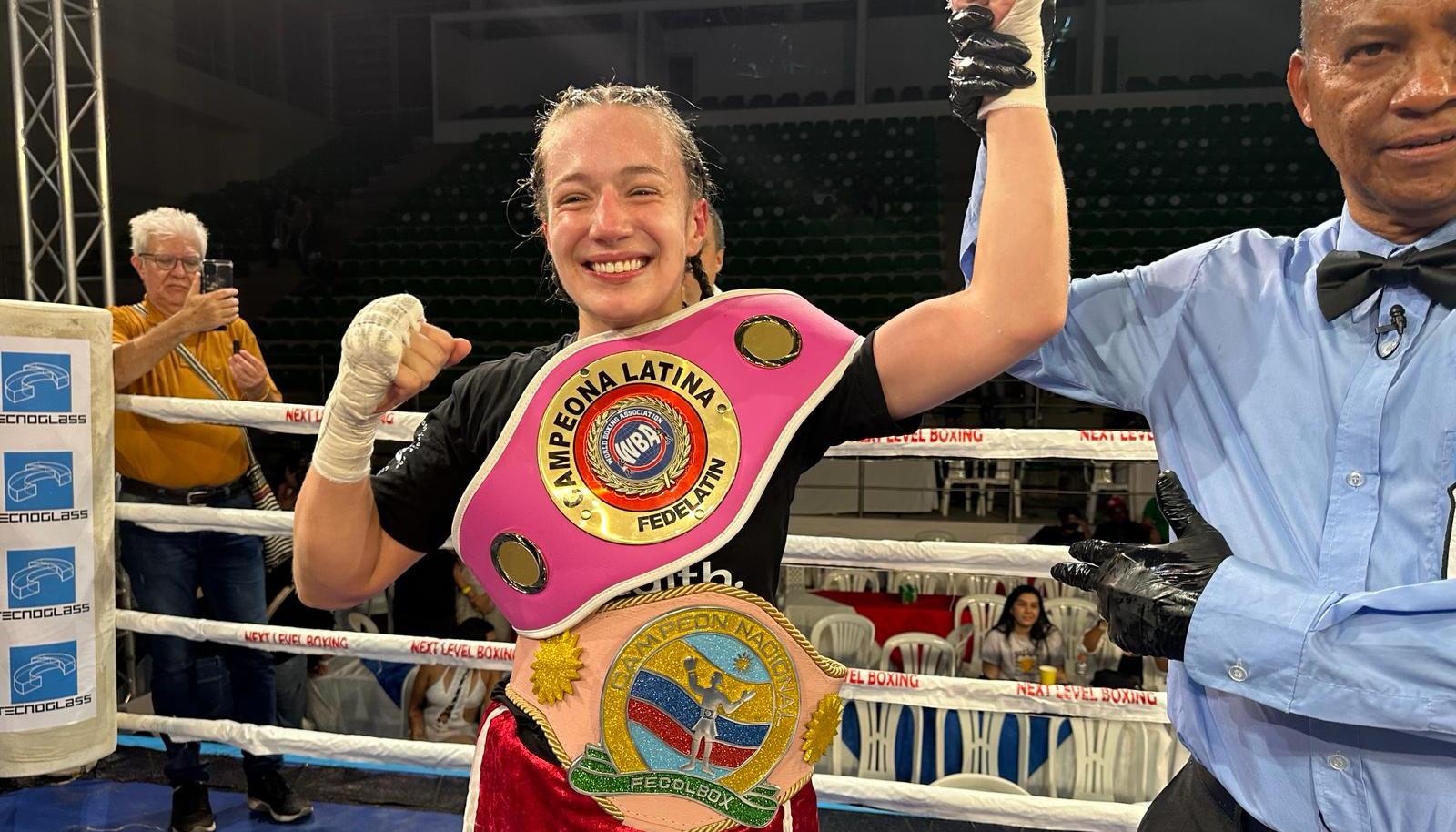 Paulina Ángel es campeona nacional y latina de la AMB.