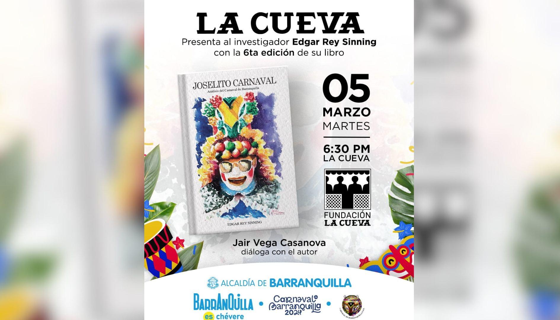 Édgar Sinning presenta su libro en La Cueva.