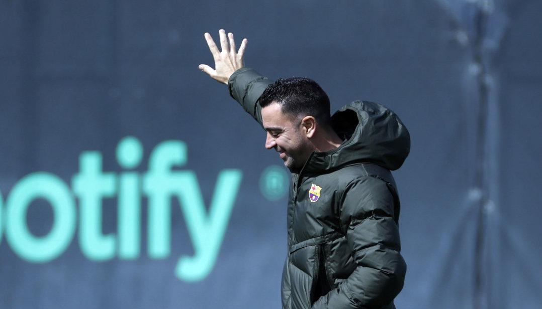 Xavi Hernández, entrenador del Barcelona. 