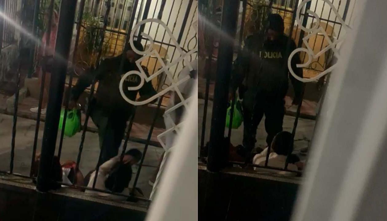 Imágenes del suceso.