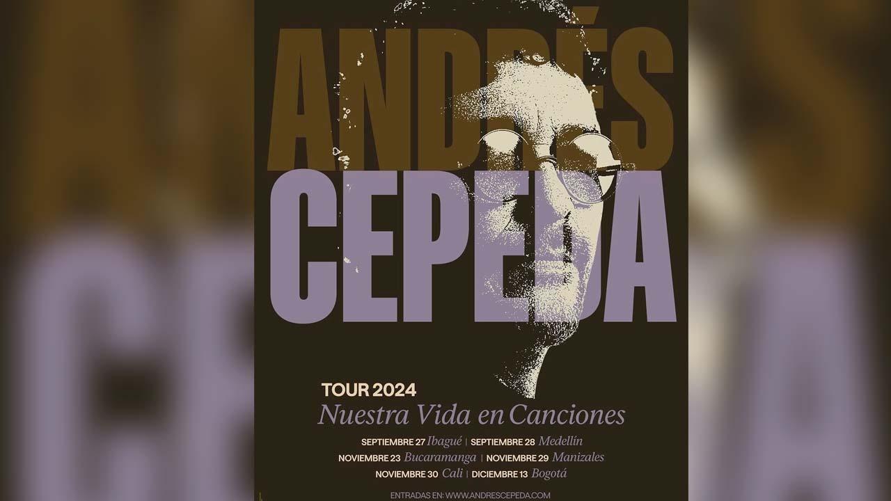 La gira colombiana comenzará con un concierto en la Arena Néctar de Ibagué.