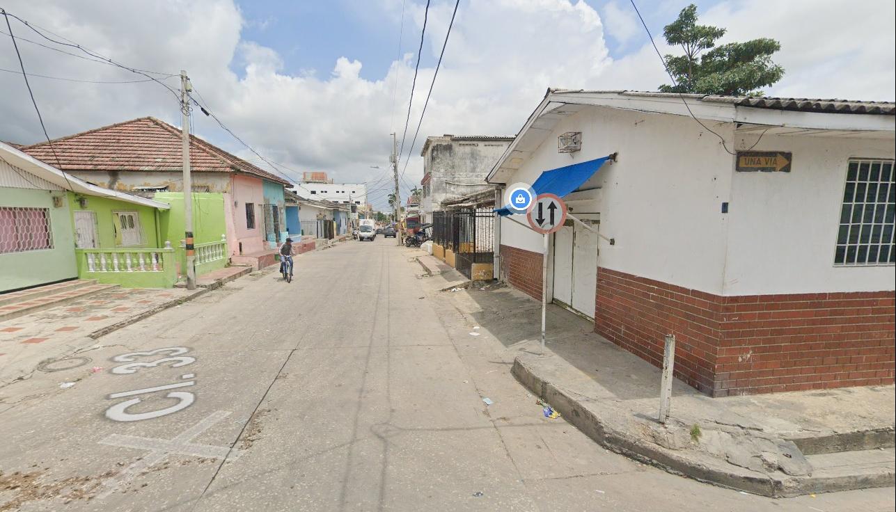 Sector donde se registraron los hechos.