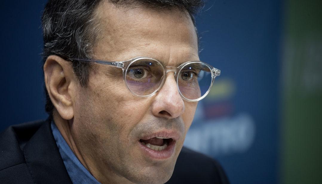 El exgobernador Henrique Capriles.