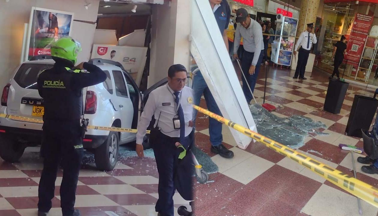 Según testigos el carro ingresó al sitio a toda velocidad.