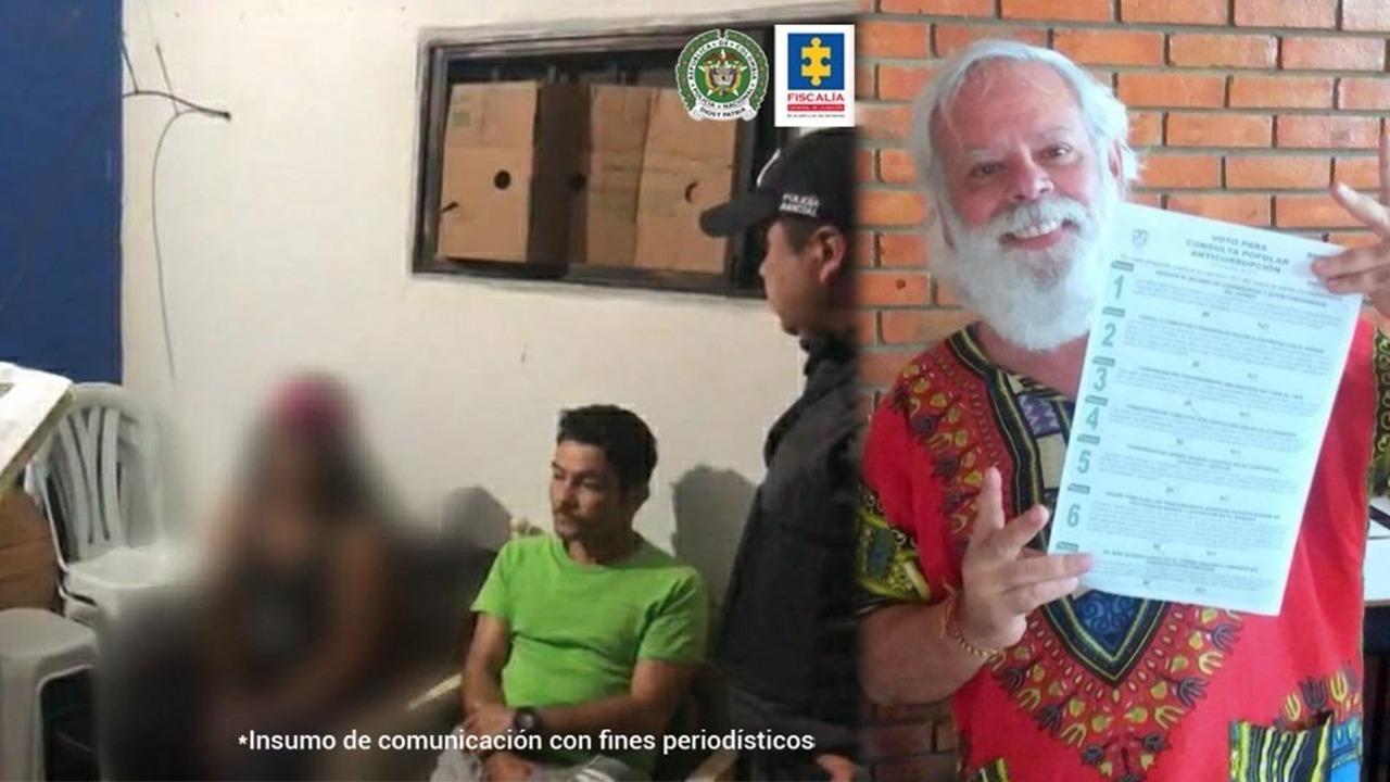 Luis López Delgado, condenado y Jorge Luis Solano Vega, líder social asesinado. 