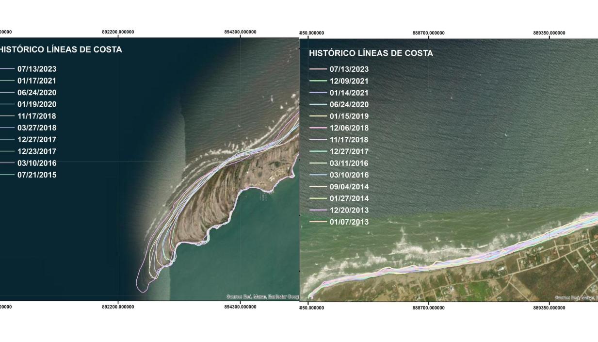 Erosión costera en playas del Atlántico. 