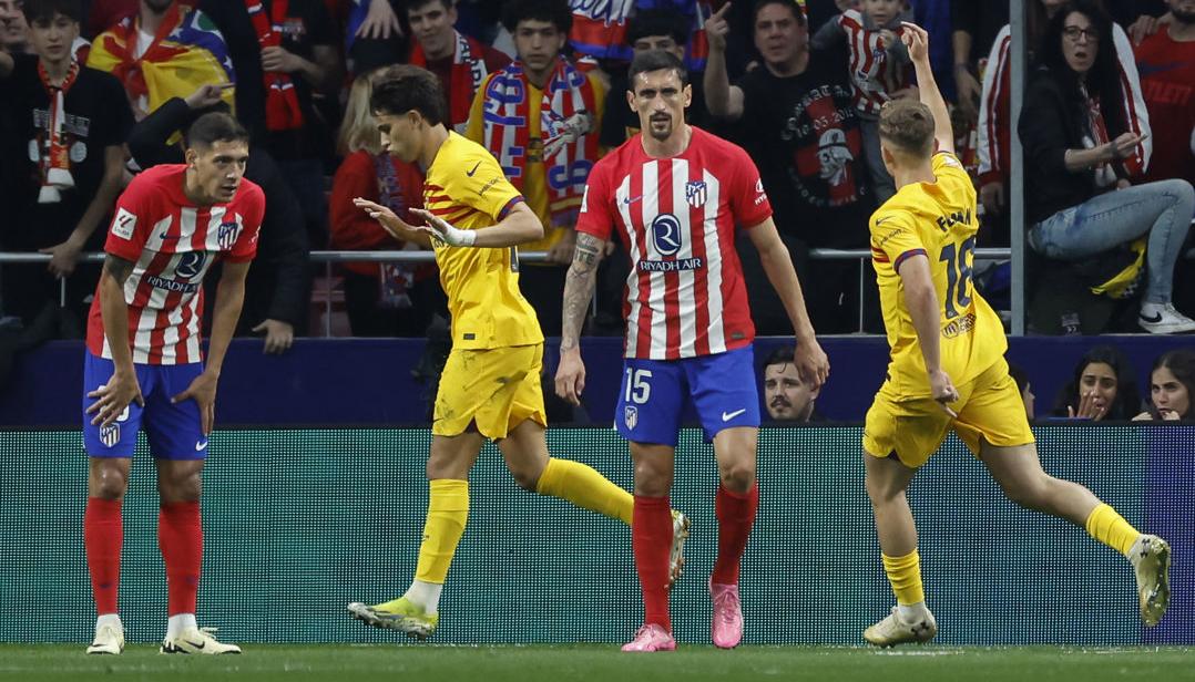 La celebración de Joao Félix.