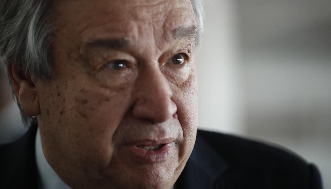 El secretario general de las Naciones Unidas, António Guterres.