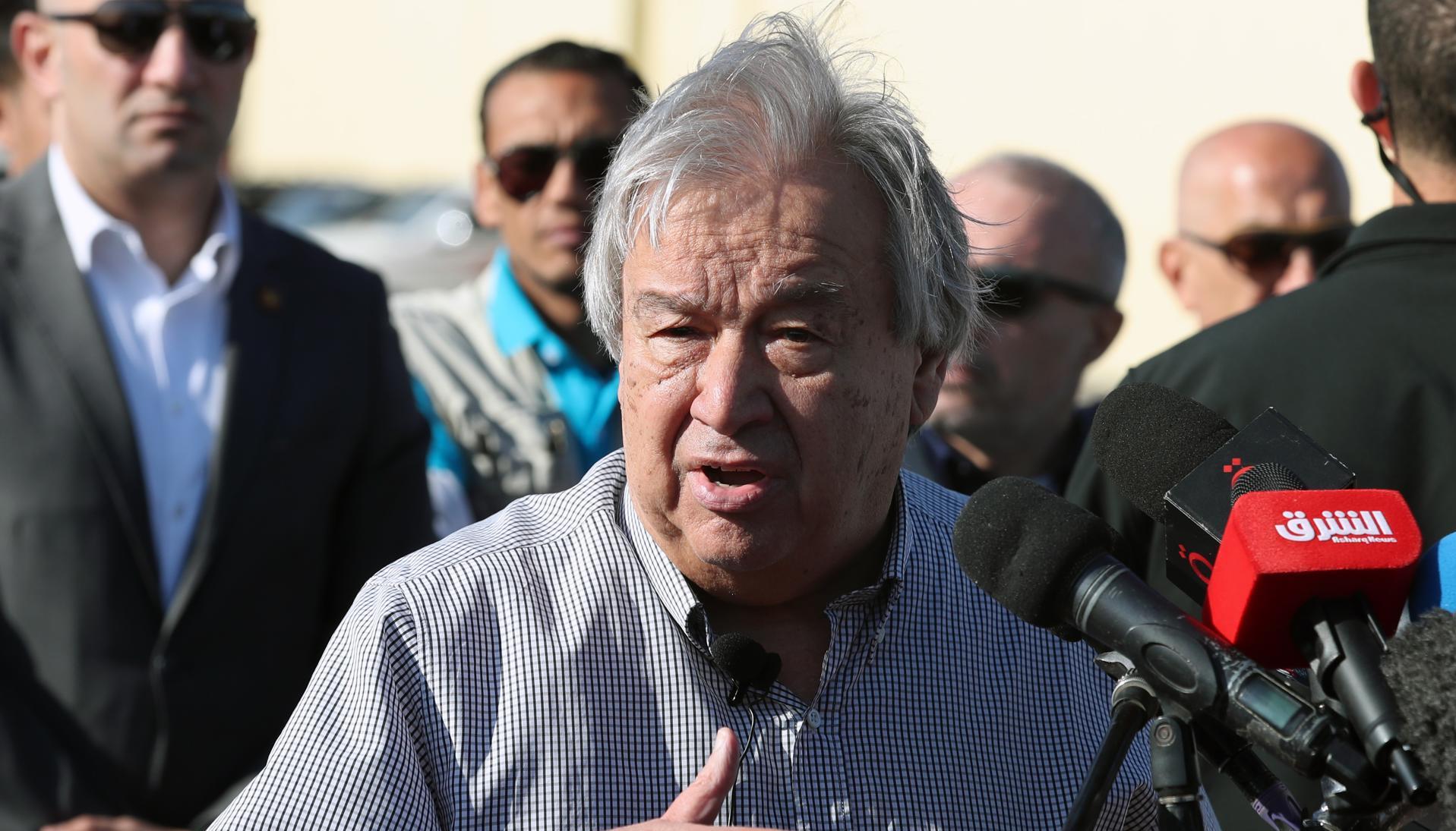 El secretario general de Naciones Unidas, António Guterres.
