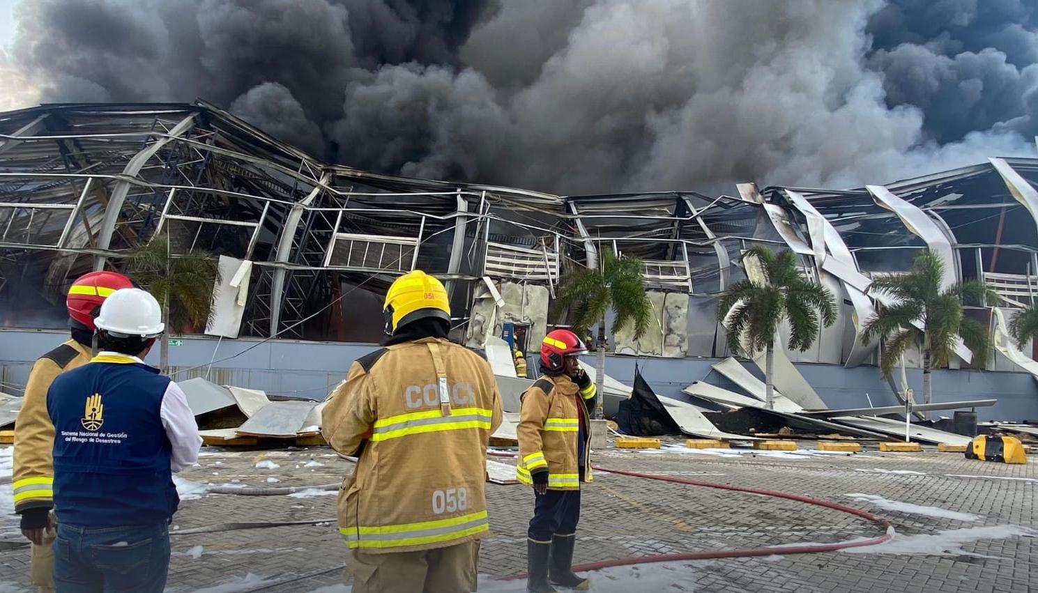 Imagen del incendio.