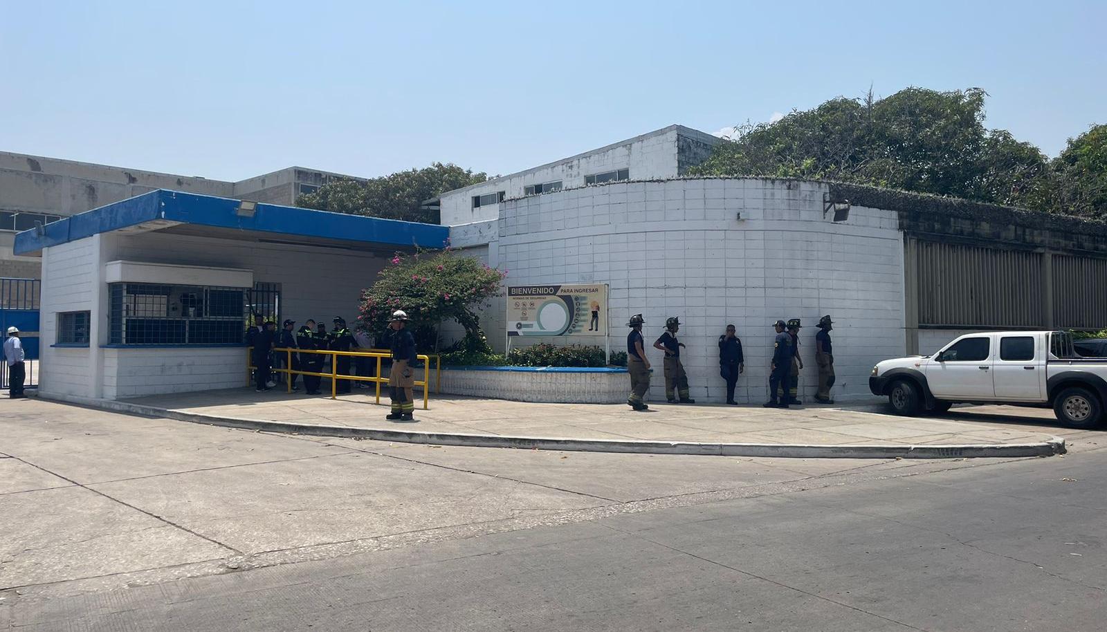 Fachada de las bodegas de Industrias Cannon de Colombia.