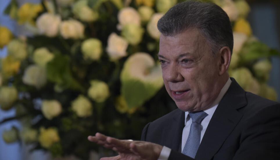 El expresidente de Colombia Juan Manuel Santos. 
