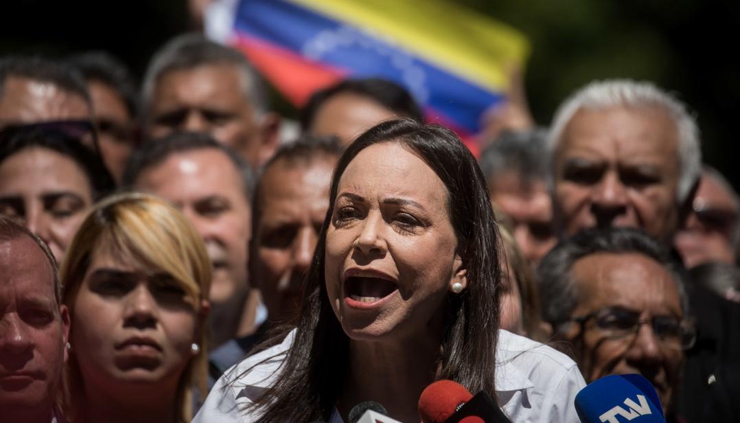 La líder opositora venezolana María Corina Machado.