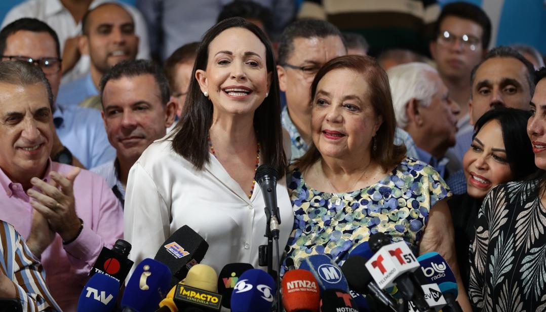 María Corina Machado y Corina Yoris.