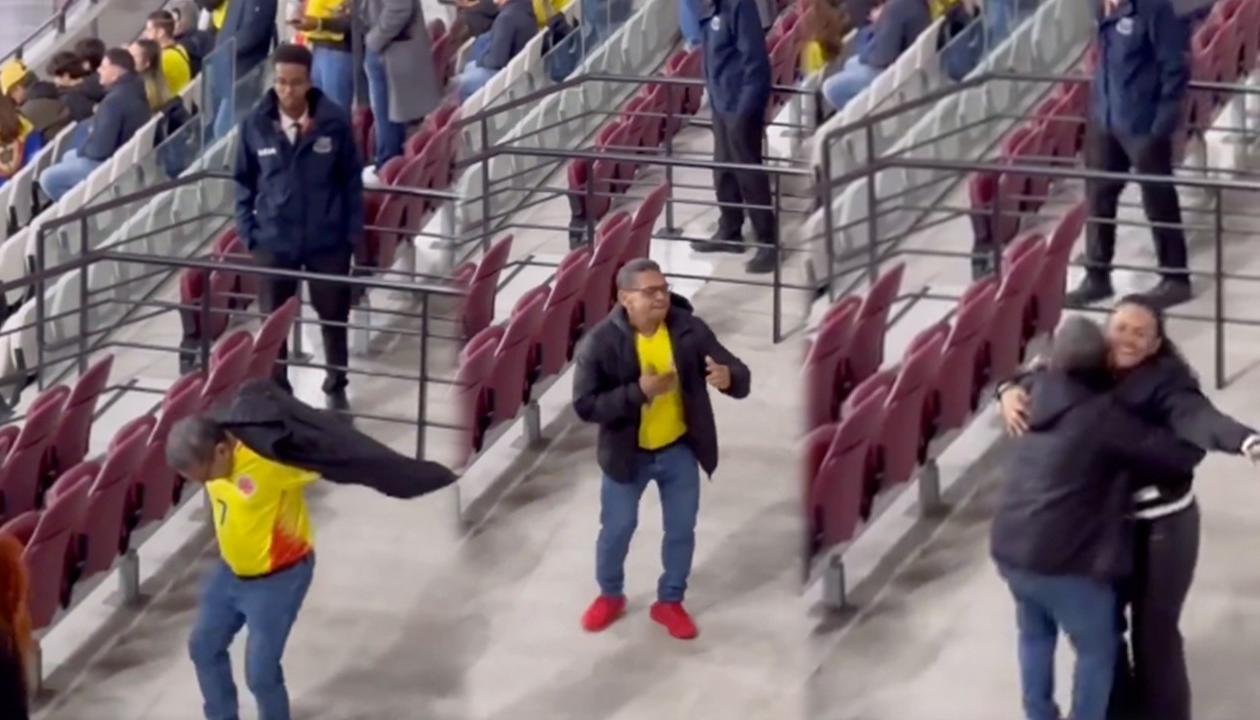 'Mane' Díaz bailando Los Sabanales. 