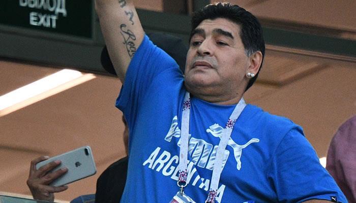 Diego Armando Maradona. 
