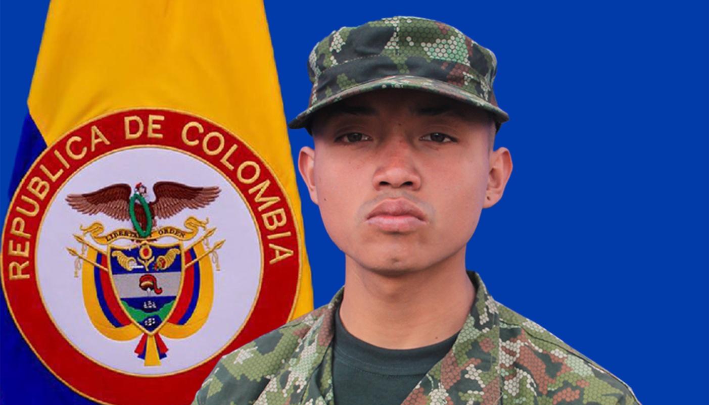El soldado Jhon Alexander Sosa Galindo.