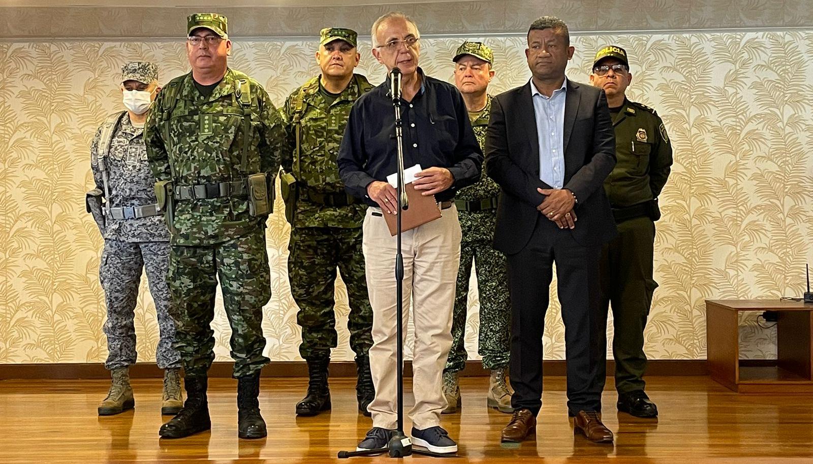 El Ministro de Defensa, Iván Velásquez.