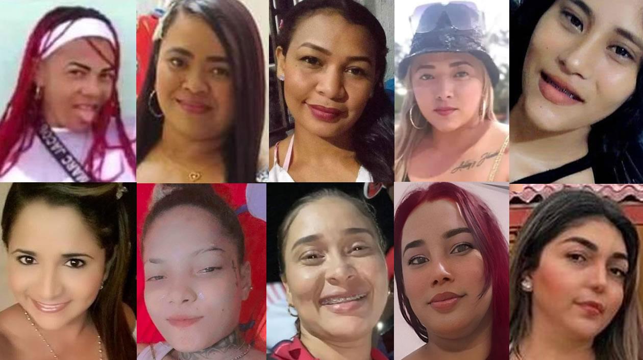 Mujeres asesinadas en el Atlántico. 