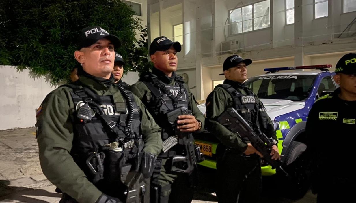 Operativos de la Policía. 