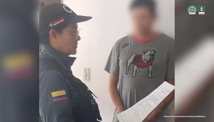 El hombre fue capturado por el CTI de la Fiscalía. 