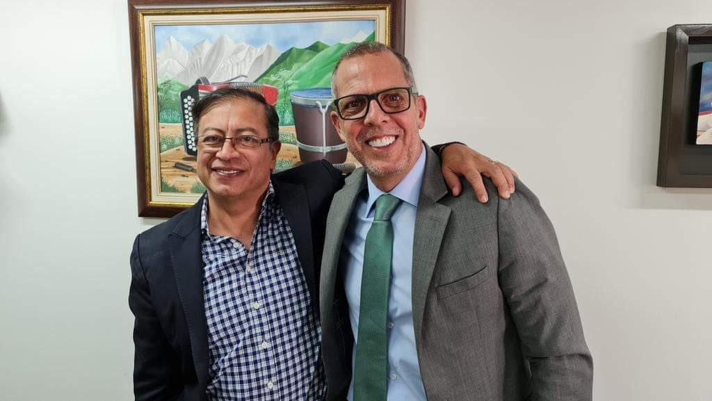 Gustavo Petro y Alfredo Saade.