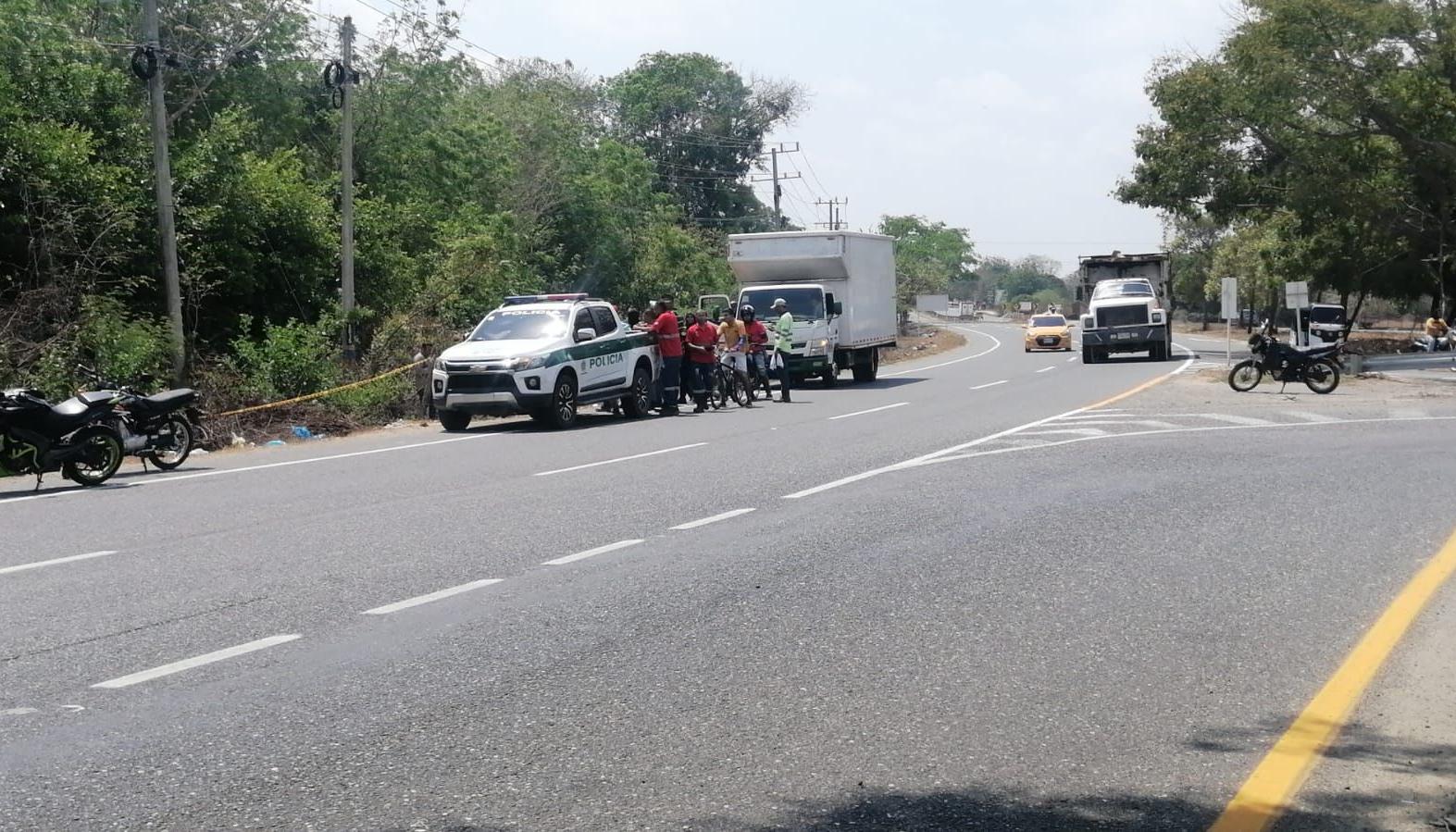 El cadáver de la mujer fue encontrado en Sabanagrande con límites a Malambo.