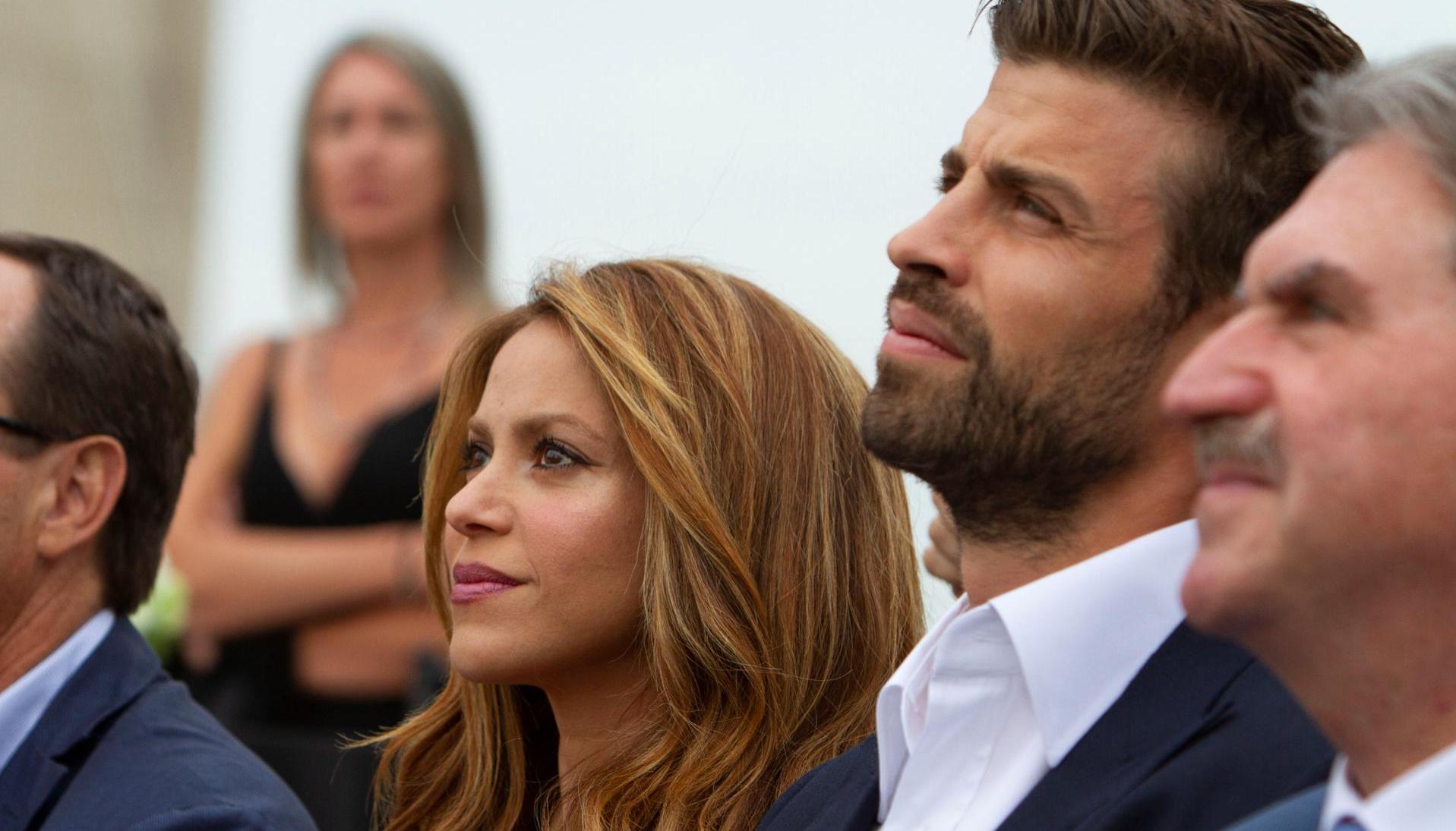 Shakira y su expareja Gerard Piqué. 