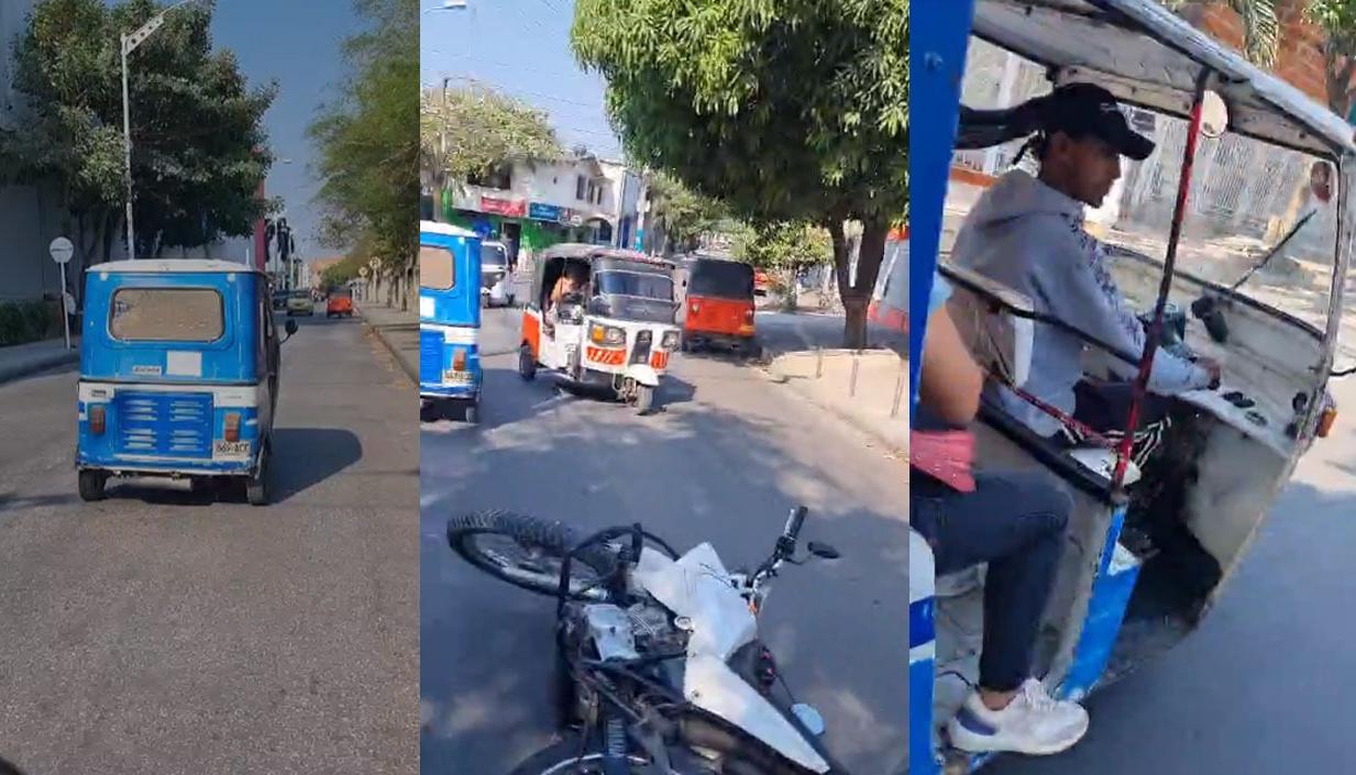 Dos mujeres estaban a bordo del motocarro.