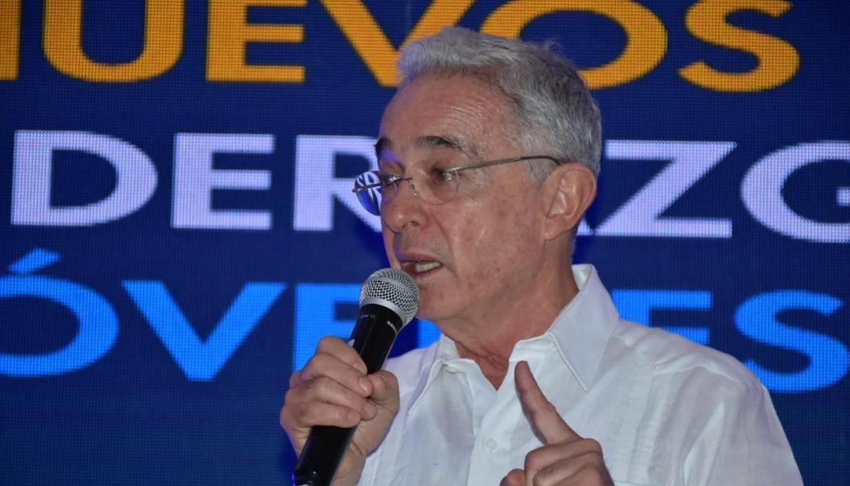 El expresidente Álvaro Uribe Vélez.